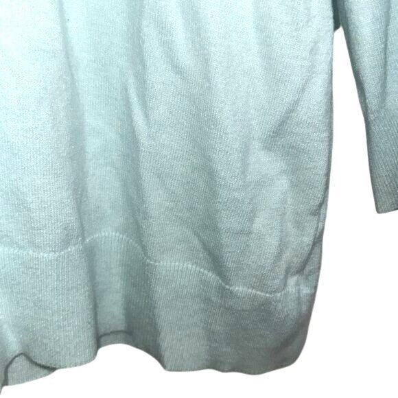 Basic Editions Plus Mint Green Pullover Sweater With Decorative Beading Size 2X - Picture 5 of 8